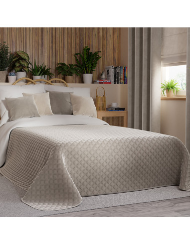 VELVI Narzuta dekoracyjna, rozmiar 170x210cm, kolor 017 szaro-beżowy VELVI0