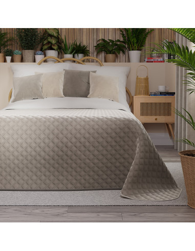 VELVI Narzuta dekoracyjna, rozmiar 170x210cm, kolor 017 szaro-beżowy VELVI0