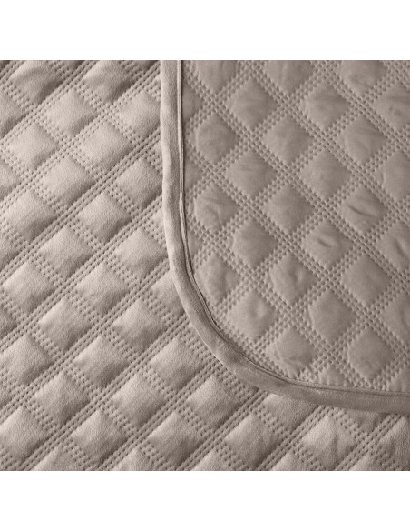 VELVI Narzuta dekoracyjna, rozmiar 170x210cm, kolor 017 szaro-beżowy VELVI0