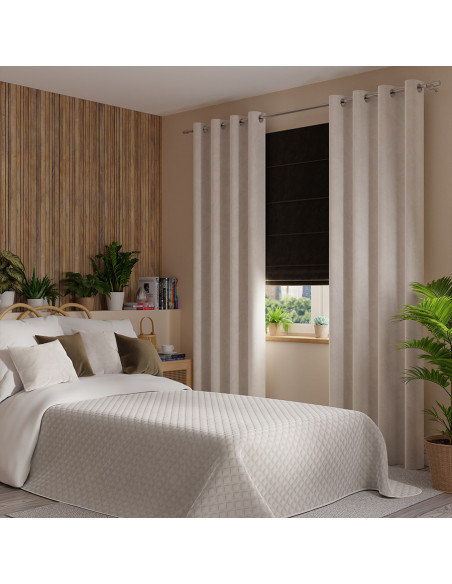 VELVI Narzuta dekoracyjna, rozmiar 170x210cm, kolor 018 ciepły jasny szary VELVI0