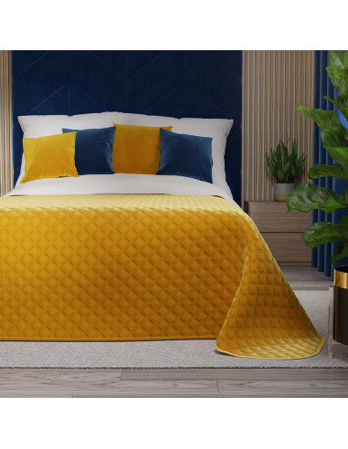 VELVI Narzuta dekoracyjna, rozmiar 170x210cm, kolor 019 szafranowy VELVI0