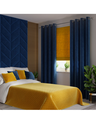 VELVI Narzuta dekoracyjna, rozmiar 170x210cm, kolor 019 szafranowy VELVI0