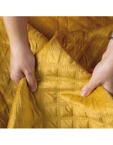 VELVI Narzuta dekoracyjna, rozmiar 170x210cm, kolor 019 szafranowy VELVI0