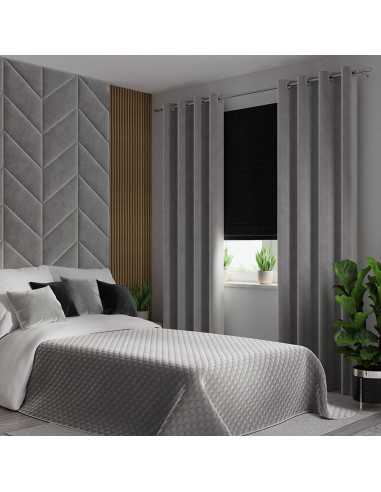 VELVI Narzuta dekoracyjna, rozmiar 170x210cm, kolor 020 szary VELVI0