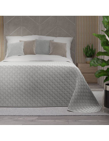 VELVI Narzuta dekoracyjna, rozmiar 170x210cm, kolor 021 pastelowy szary VELVI0