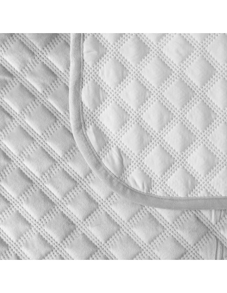 VELVI Narzuta dekoracyjna, rozmiar 170x210cm, kolor 021 pastelowy szary VELVI0