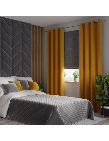 VELVI Narzuta dekoracyjna, rozmiar 170x210cm, kolor 022 chłodny szary VELVI0