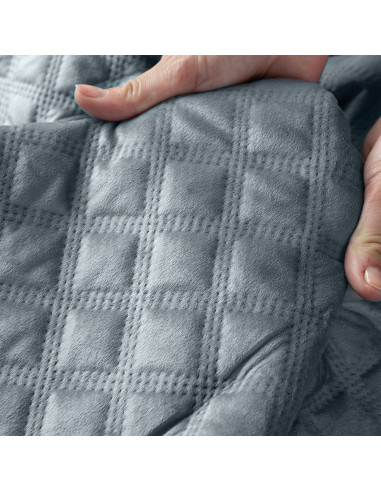 VELVI Narzuta dekoracyjna, rozmiar 170x210cm, kolor 063 niebieski VELVI0