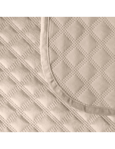 VELVI Narzuta dekoracyjna, rozmiar 220x240cm, kolor 001 ciemny beżowy VELVI0