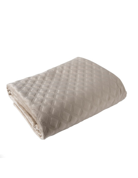 VELVI Narzuta dekoracyjna, rozmiar 220x240cm, kolor 001 ciemny beżowy VELVI0