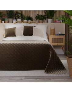 VELVI Narzuta dekoracyjna, rozmiar 220x240cm, kolor 002 brązowy VELVI0 2