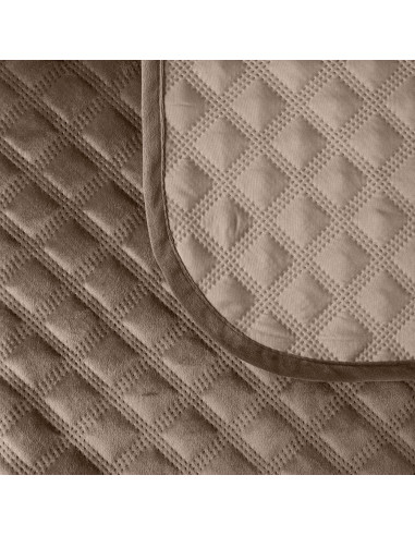 VELVI Narzuta dekoracyjna, rozmiar 220x240cm, kolor 002 brązowy VELVI0