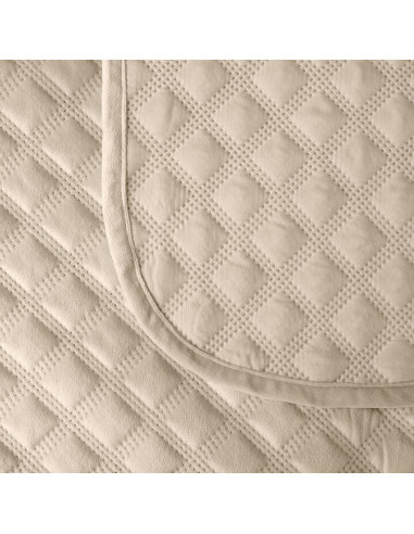 VELVI Narzuta dekoracyjna, rozmiar 220x240cm, kolor 003 jasny beżowy VELVI0