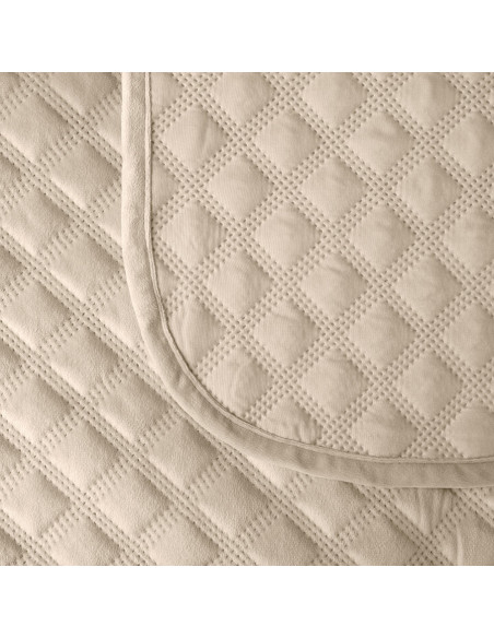 VELVI Narzuta dekoracyjna, rozmiar 220x240cm, kolor 003 jasny beżowy VELVI0