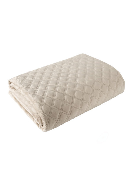 VELVI Narzuta dekoracyjna, rozmiar 220x240cm, kolor 003 jasny beżowy VELVI0