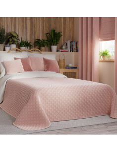 VELVI Narzuta dekoracyjna, rozmiar 220x240cm, kolor 004 pudrowy różowy VELVI0
