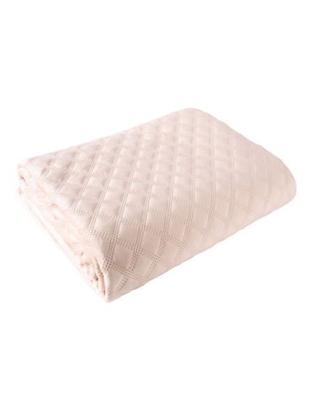 VELVI Narzuta dekoracyjna, rozmiar 220x240cm, kolor 004 pudrowy różowy VELVI0