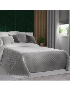 VELVI Narzuta dekoracyjna, rozmiar 220x240cm, kolor 005 jasny szary VELVI0