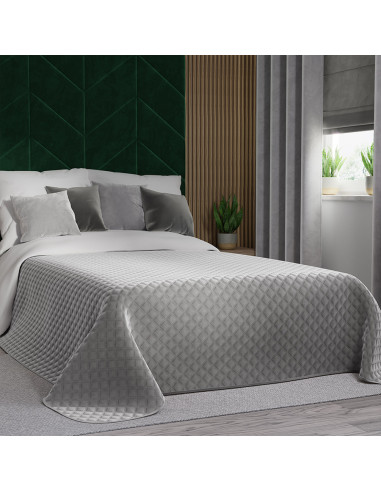 VELVI Narzuta dekoracyjna, rozmiar 220x240cm, kolor 005 jasny szary VELVI0