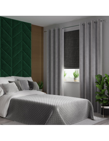 VELVI Narzuta dekoracyjna, rozmiar 220x240cm, kolor 005 jasny szary VELVI0