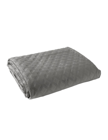 VELVI Narzuta dekoracyjna, rozmiar 220x240cm, kolor 006 ciemny szary antracytowy VELVI0