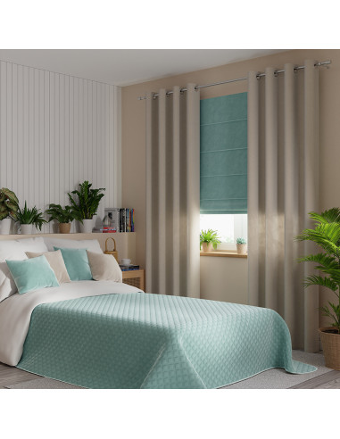 VELVI Narzuta dekoracyjna, rozmiar 220x240cm, kolor 007 miętowy VELVI0