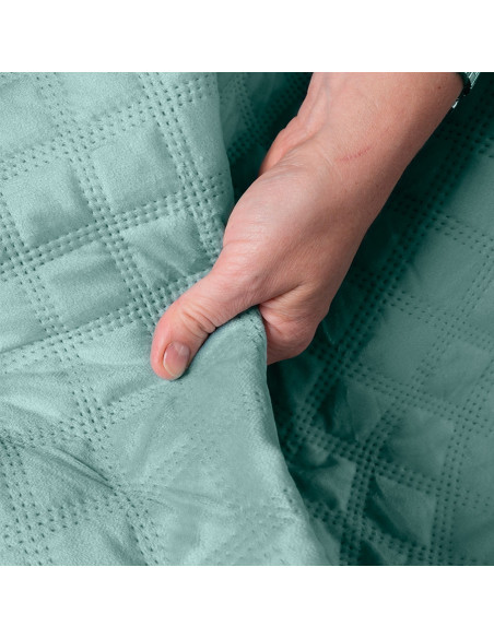 VELVI Narzuta dekoracyjna, rozmiar 220x240cm, kolor 007 miętowy VELVI0