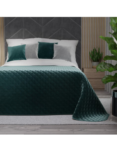 VELVI Narzuta dekoracyjna, rozmiar 220x240cm, kolor 008 ciemny turkusowy petrol VELVI0 2