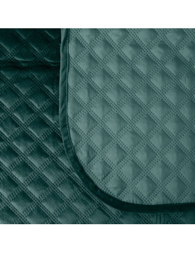 VELVI Narzuta dekoracyjna, rozmiar 220x240cm, kolor 008 ciemny turkusowy petrol VELVI0