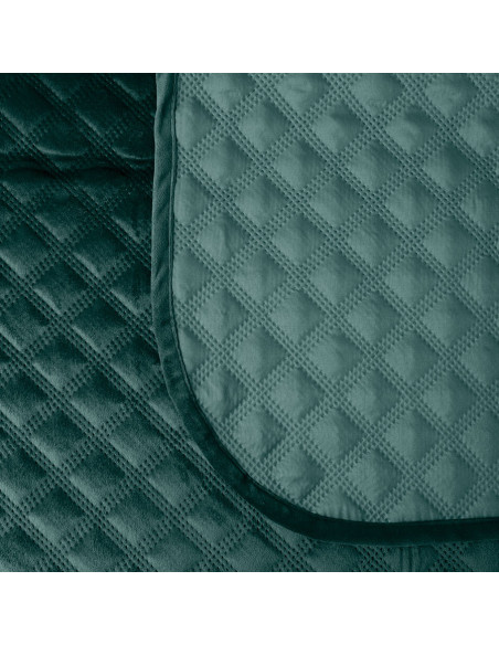 VELVI Narzuta dekoracyjna, rozmiar 220x240cm, kolor 008 ciemny turkusowy petrol VELVI0