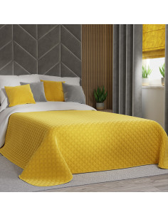VELVI Narzuta dekoracyjna, rozmiar 220x240cm, kolor 009 żółty VELVI0