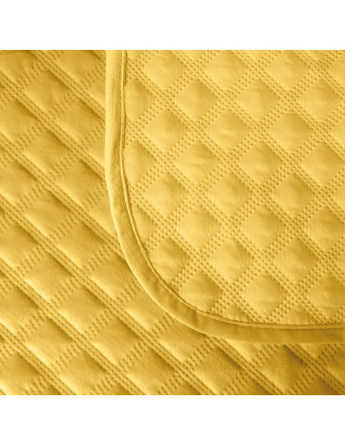 VELVI Narzuta dekoracyjna, rozmiar 220x240cm, kolor 009 żółty VELVI0