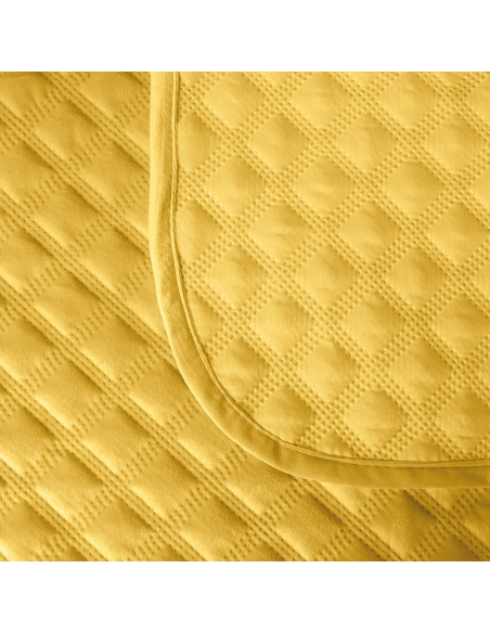 VELVI Narzuta dekoracyjna, rozmiar 220x240cm, kolor 009 żółty VELVI0