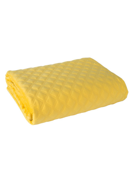 VELVI Narzuta dekoracyjna, rozmiar 220x240cm, kolor 009 żółty VELVI0