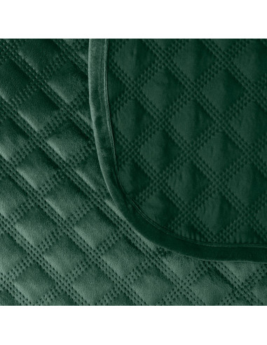 VELVI Narzuta dekoracyjna, rozmiar 220x240cm, kolor 010 ciemny zielony butelkowy VELVI0