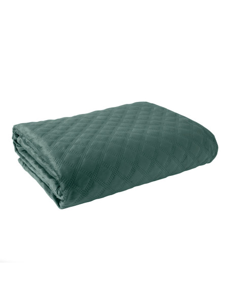 VELVI Narzuta dekoracyjna, rozmiar 220x240cm, kolor 012 szmaragdowy zielony VELVI0
