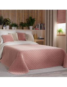 VELVI Narzuta dekoracyjna, rozmiar 220x240cm, kolor 013 ciemny pudowy różowy VELVI0