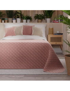 VELVI Narzuta dekoracyjna, rozmiar 220x240cm, kolor 013 ciemny pudowy różowy VELVI0 2