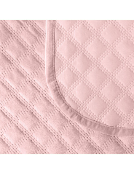 VELVI Narzuta dekoracyjna, rozmiar 220x240cm, kolor 014 jasny różowy VELVI0