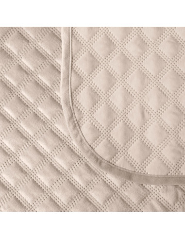 VELVI Narzuta dekoracyjna, rozmiar 220x240cm, kolor 015 ciemny kremowy VELVI0