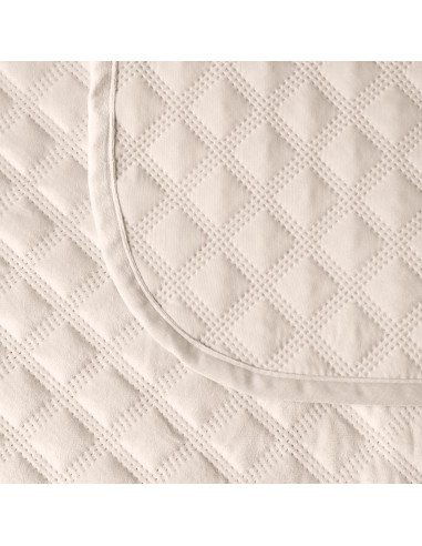 VELVI Narzuta dekoracyjna, rozmiar 220x240cm, kolor 016 kremowy VELVI0