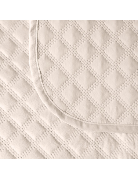 VELVI Narzuta dekoracyjna, rozmiar 220x240cm, kolor 016 kremowy VELVI0