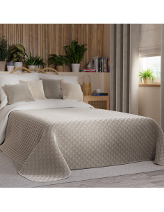 VELVI Narzuta dekoracyjna, rozmiar 220x240cm, kolor 017 szaro-beżowy VELVI0 2