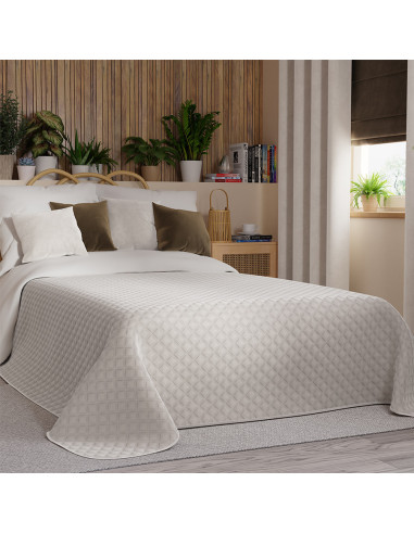 VELVI Narzuta dekoracyjna, rozmiar 220x240cm, kolor 018 ciepły jasny szary VELVI0