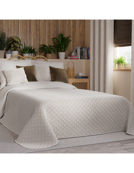 VELVI Narzuta dekoracyjna, rozmiar 220x240cm, kolor 018 ciepły jasny szary VELVI0