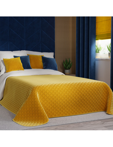 VELVI Narzuta dekoracyjna, rozmiar 220x240cm, kolor 019 szafranowy VELVI0