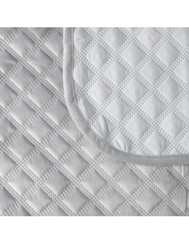 VELVI Narzuta dekoracyjna, rozmiar 220x240cm, kolor 021 pastelowy szary VELVI0