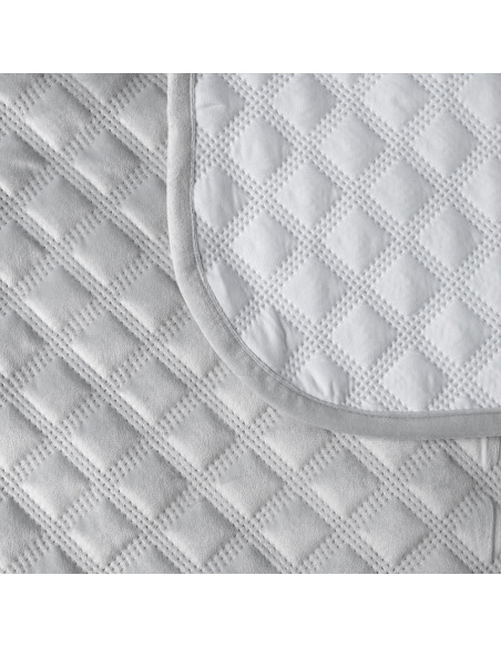 VELVI Narzuta dekoracyjna, rozmiar 220x240cm, kolor 021 pastelowy szary VELVI0