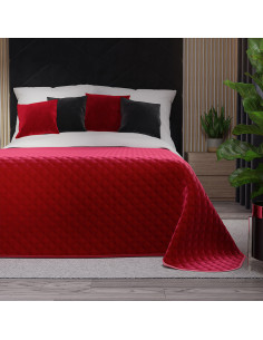 VELVI Narzuta dekoracyjna, rozmiar 220x240cm, kolor 043 czerwony VELVI0 2