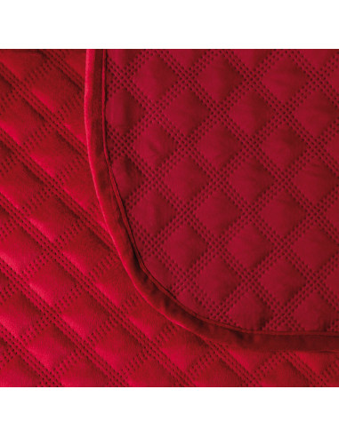 VELVI Narzuta dekoracyjna, rozmiar 220x240cm, kolor 043 czerwony VELVI0